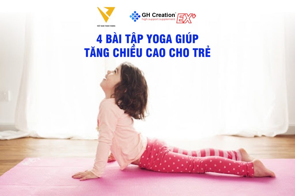 4 bài tập yoga giúp tăng chiều cao cho trẻ