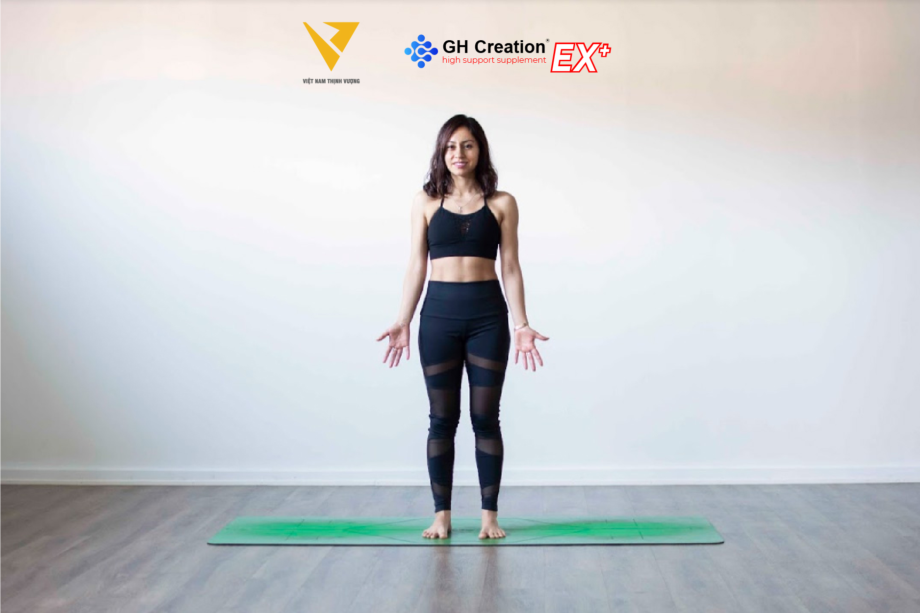 Bài tập yoga Tadasana (Đứng thẳng) 