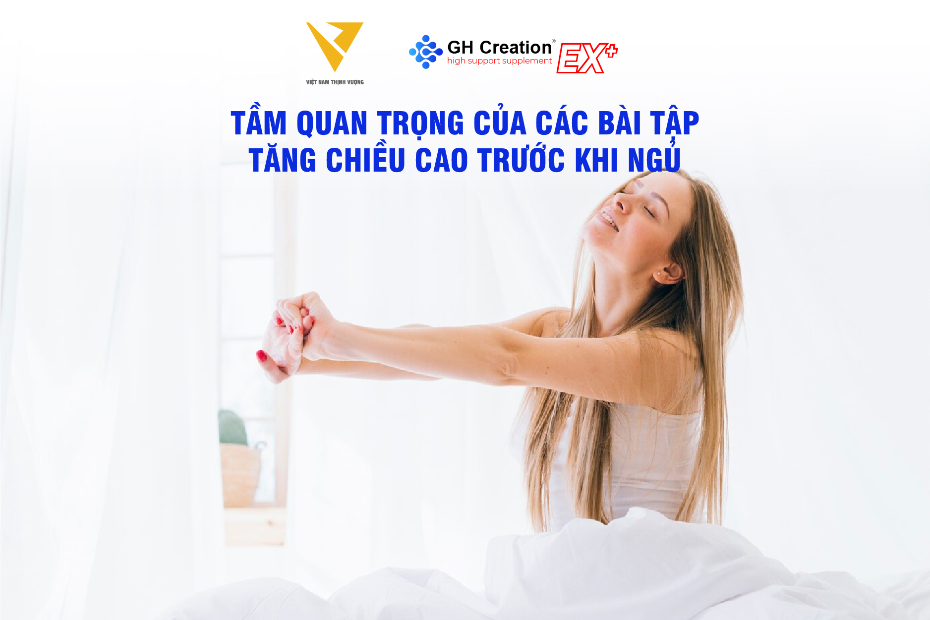 Tầm quan trọng của các bài tập tăng chiều cao trước khi ngủ