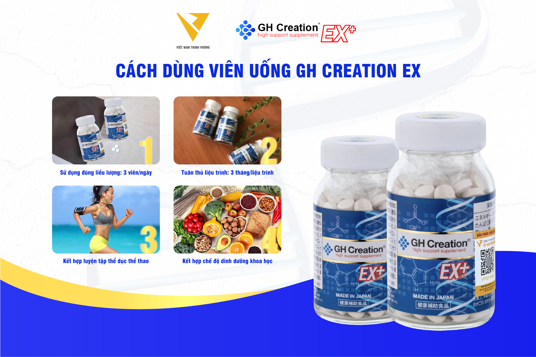 Cách sử dụng GH Creation EX+ hiệu quả tốt nhất