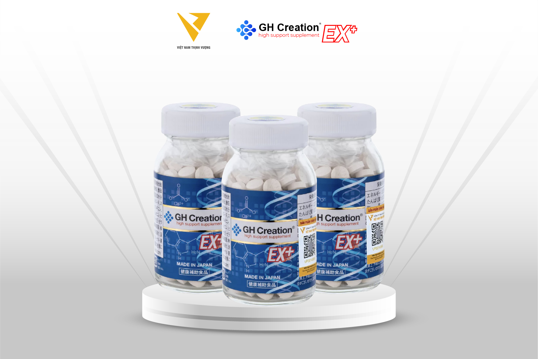 Viên uống hỗ trợ tăng chiều cao GH Creation EX+ chính hãng