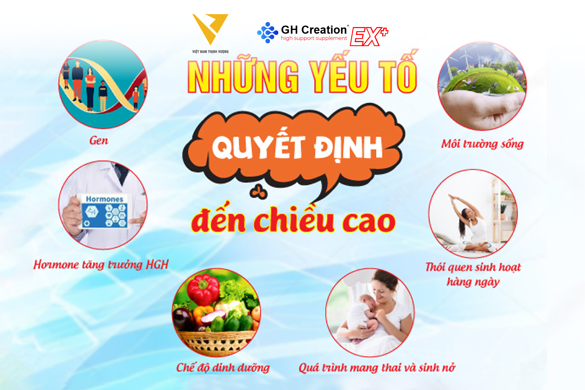 Các yếu tố chính quyết định đến quá trình tăng chiều cao của bạn