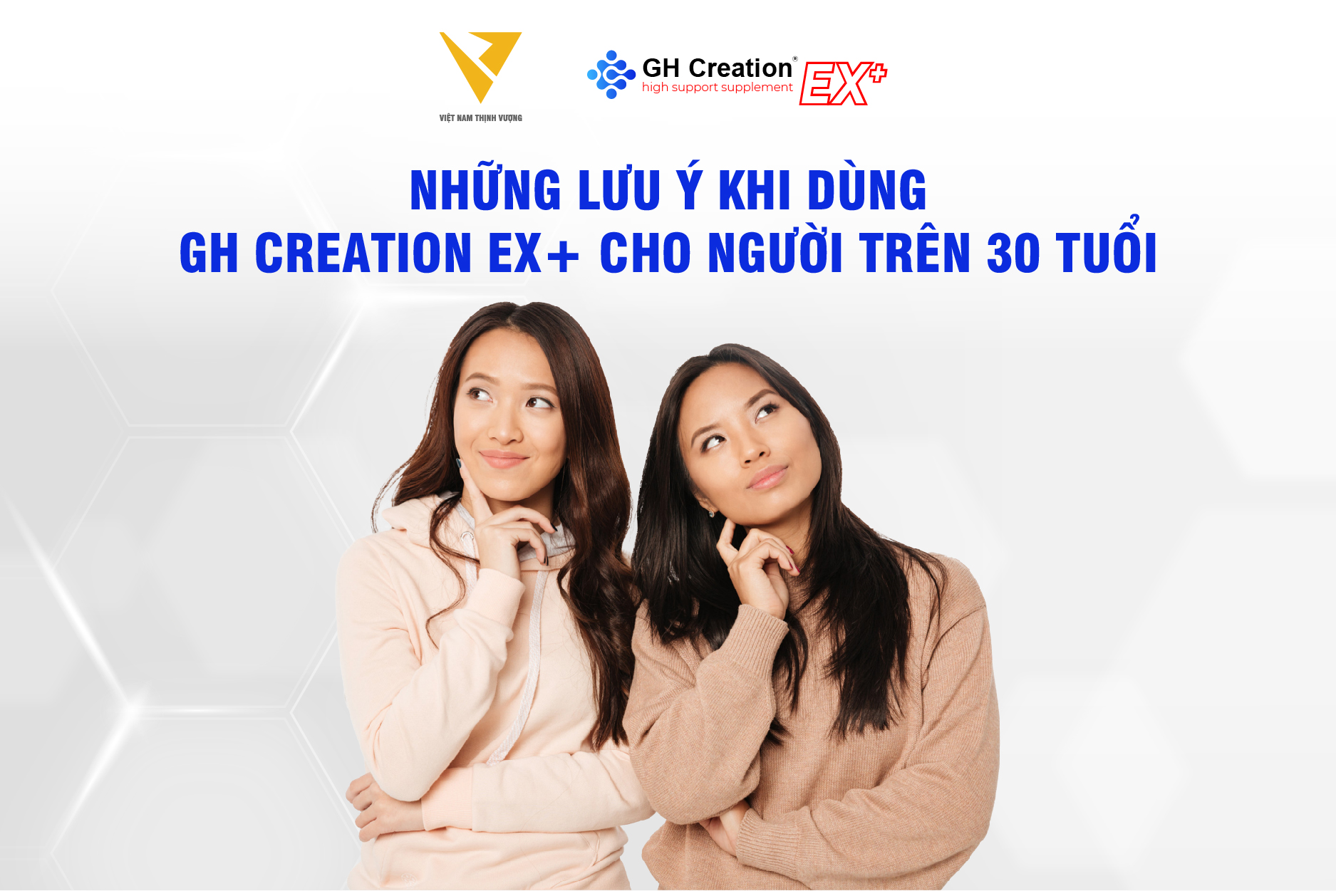 Những lưu ý khi sử dụng GH Creation EX+ cho người trên 30 tuổi