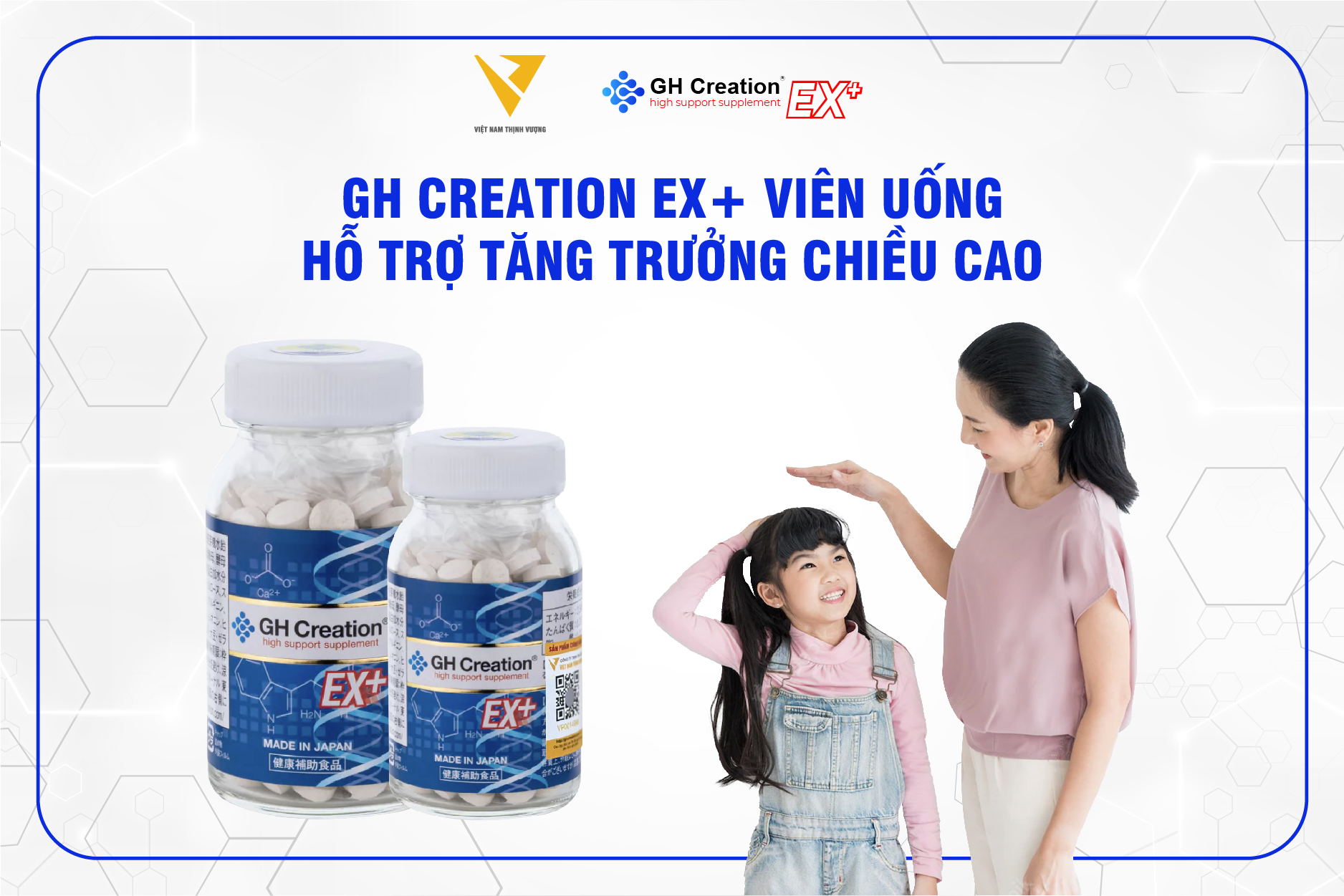 GH Creation EX+ viên uống hỗ trợ tăng trưởng chiều cao