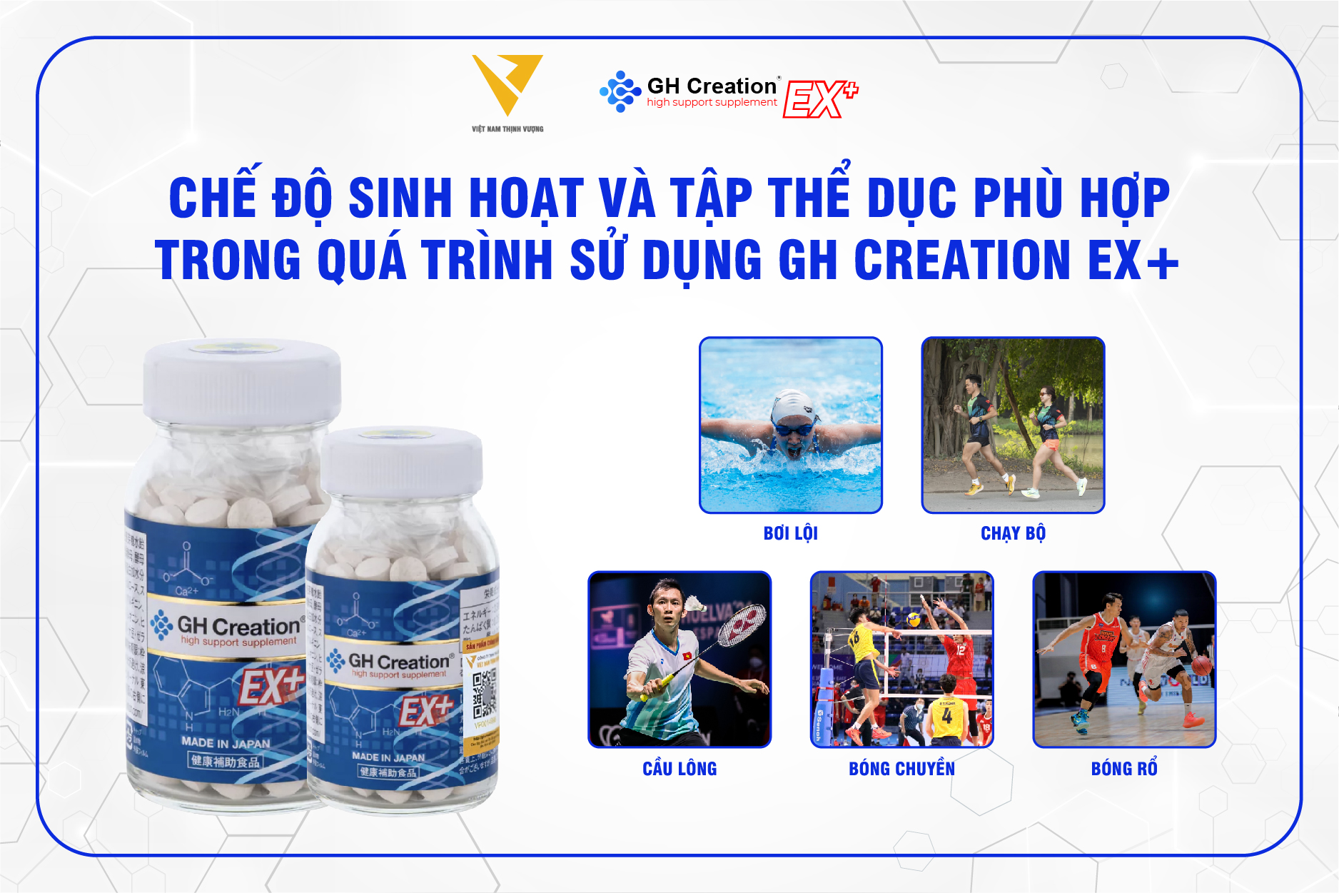 Chế độ sinh hoạt và tập thể dục phù hợp