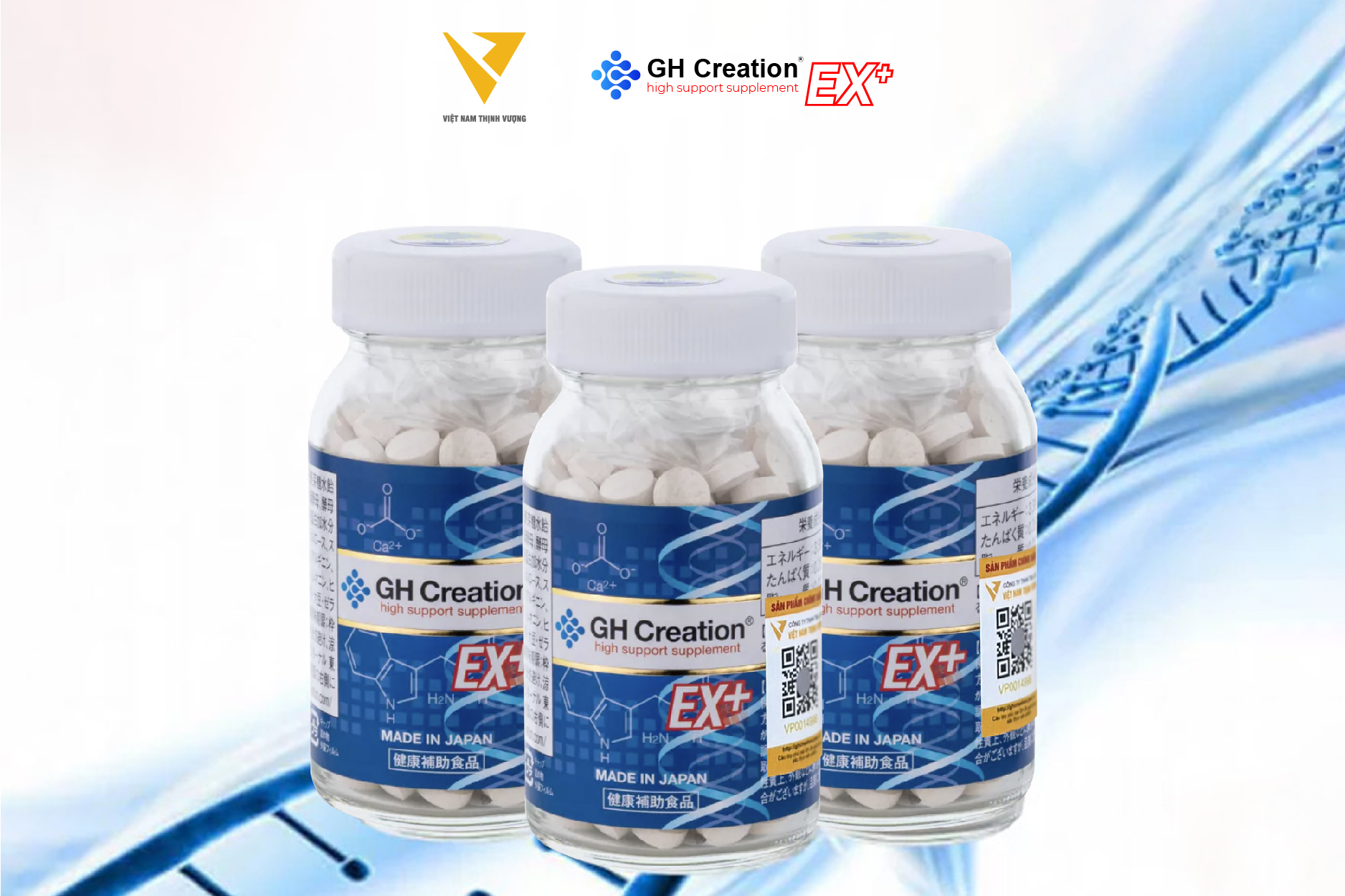 Viên uống hỗ trợ tăng chiều cao GH Creation EX+