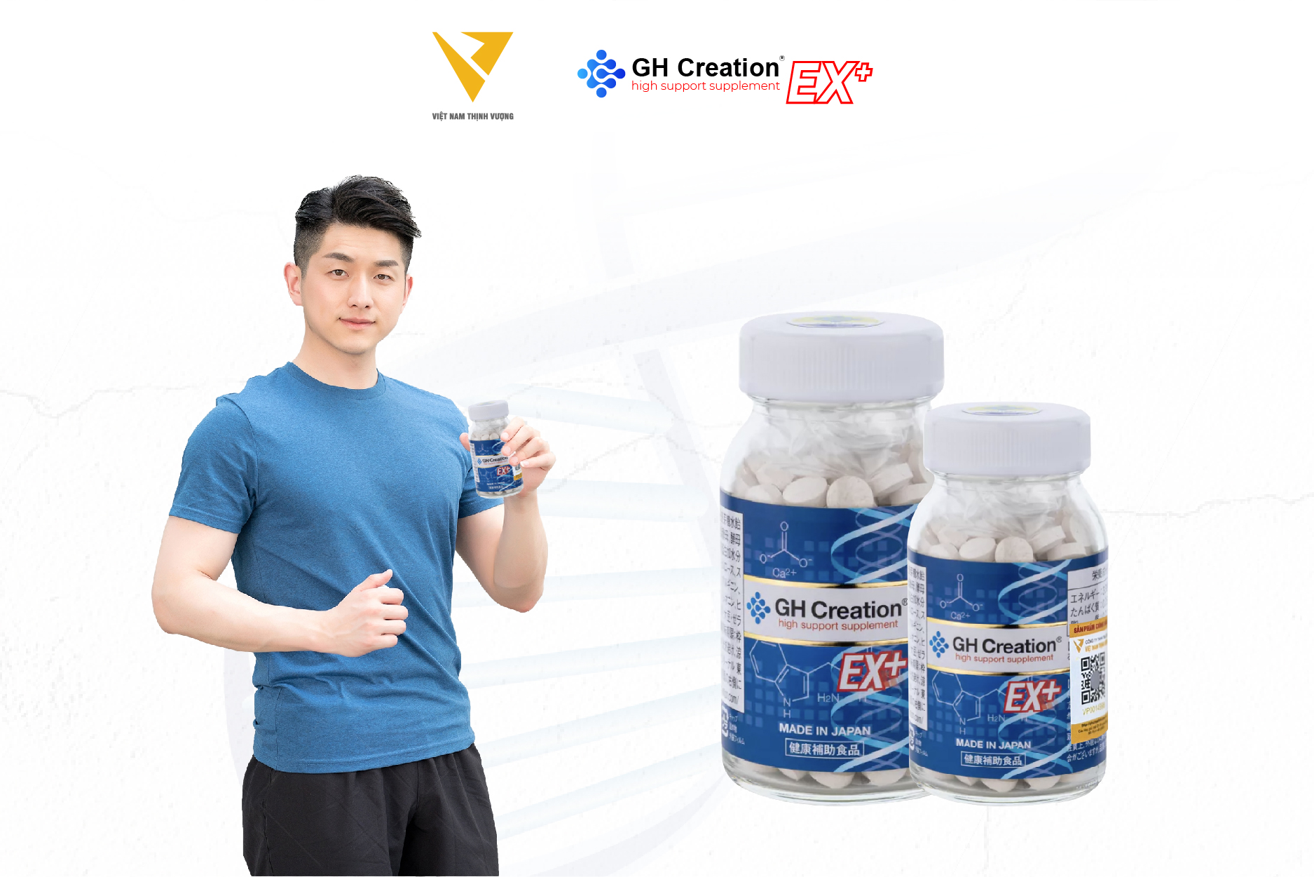 GH Creation EX+ chính hãng và những lợi ích về chiều cao