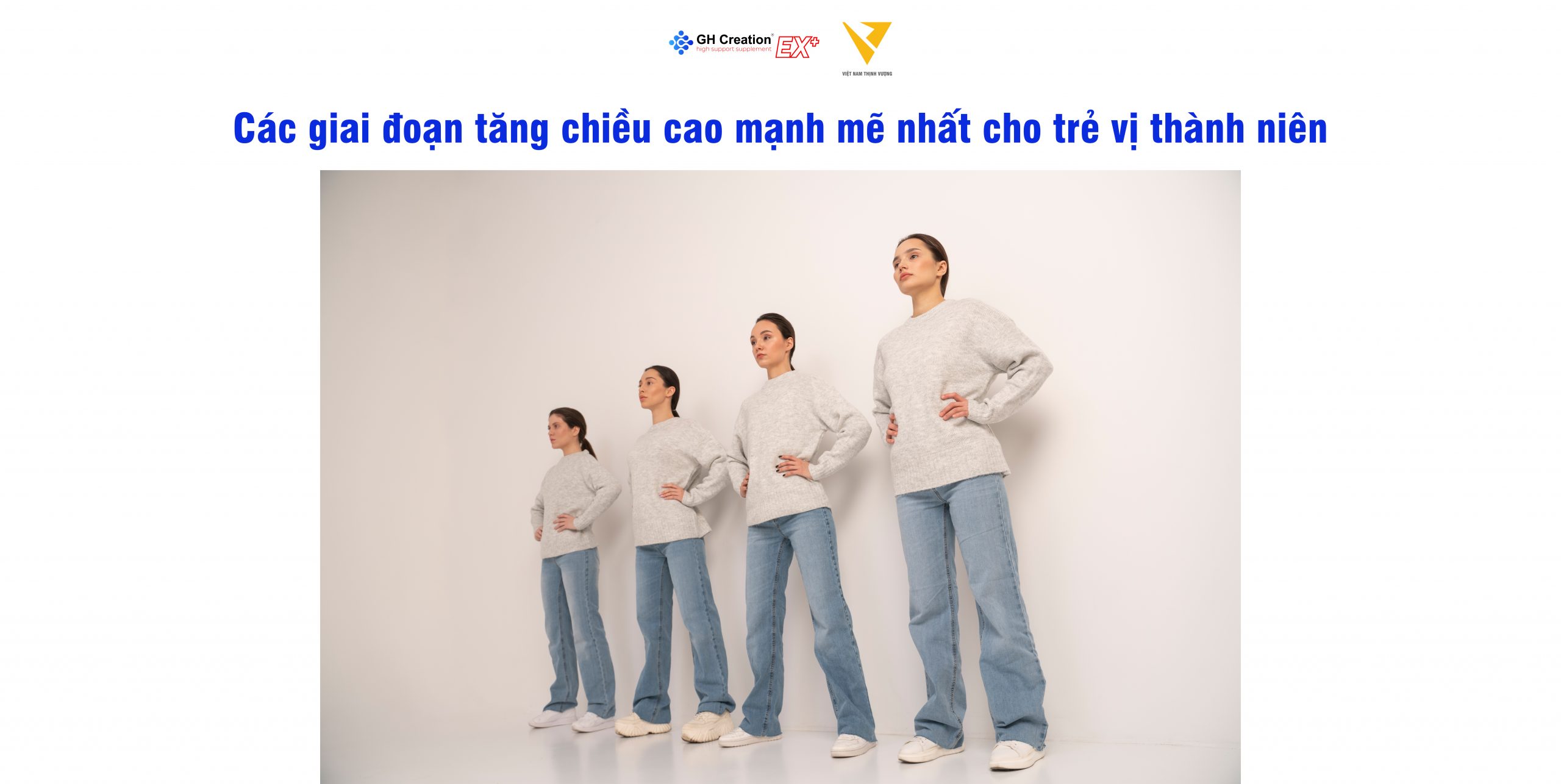 Các giai đoạn tăng chiều cao mạnh mẽ nhất cho trẻ vị thành niên 