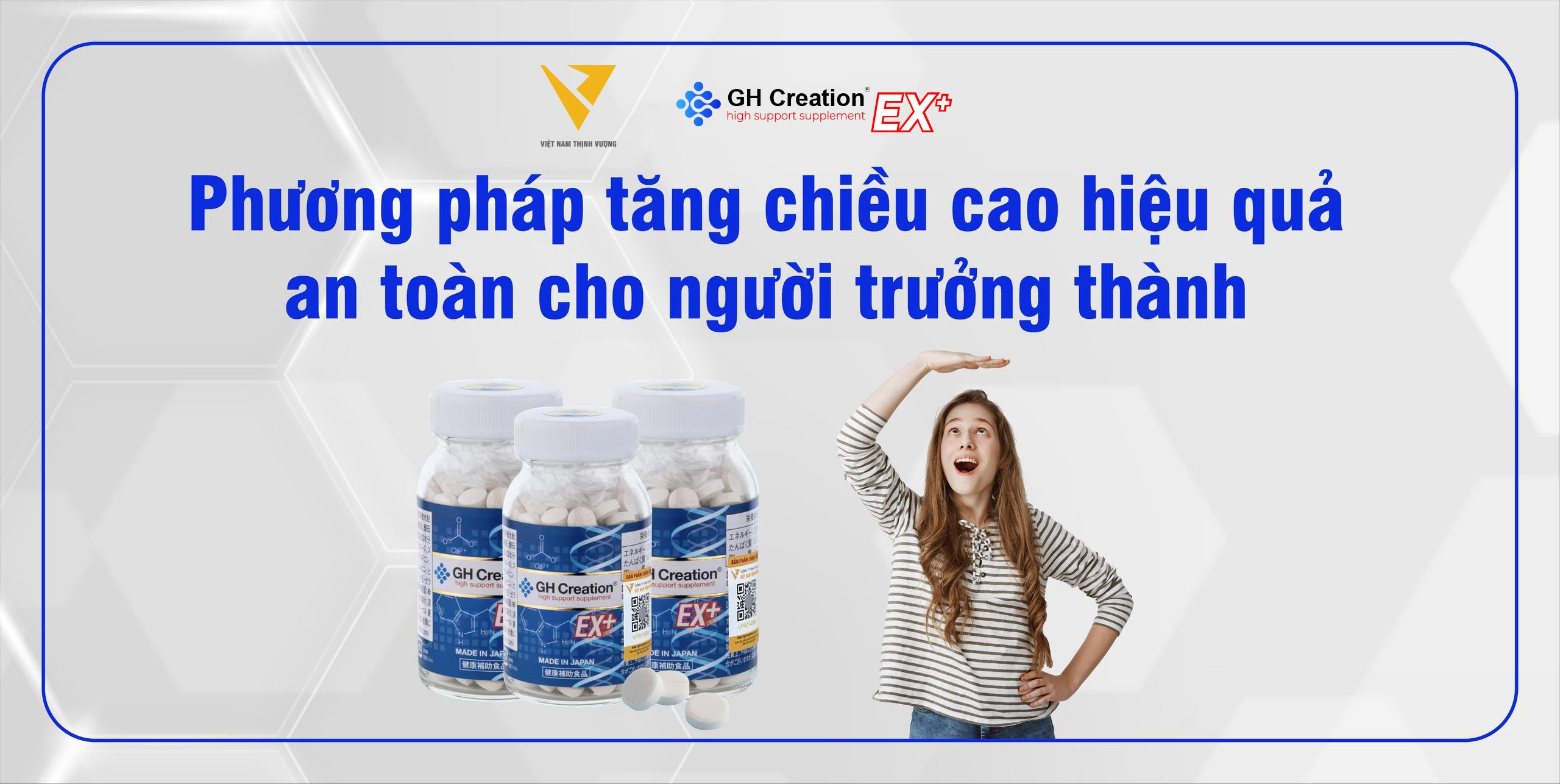 Phương pháp tăng chiều cao hiệu quả, an toàn cho người trưởng thành