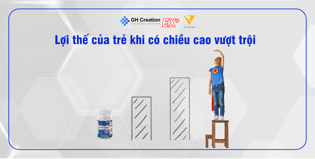 lợi thế khi con sở hữu chiều cao vượt trội