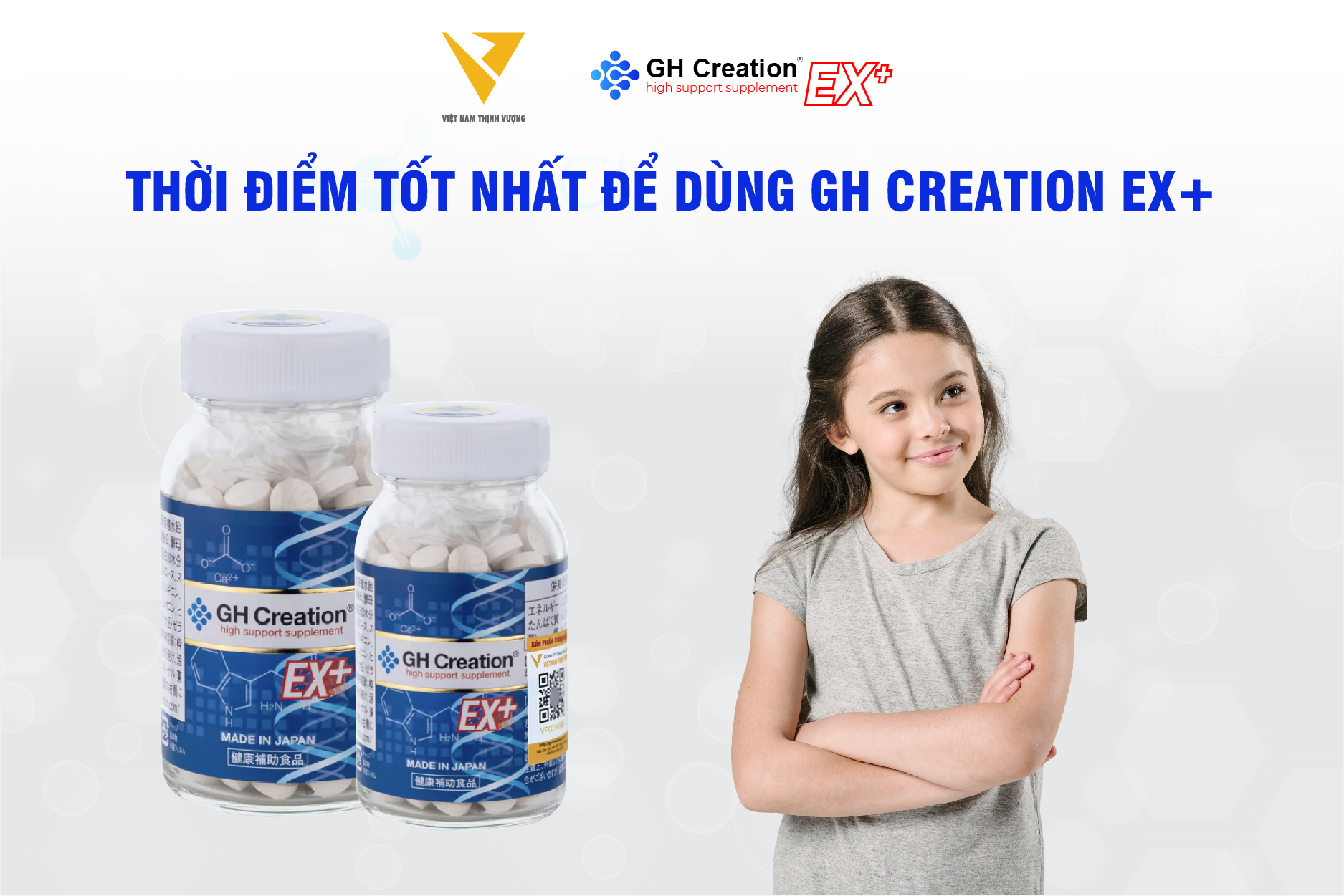 Thời điểm nên dùng GH Creation EX+ khi đang trong giai đoạn dậy thì