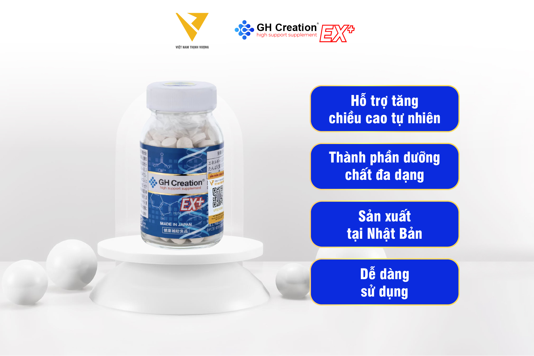 Ưu điểm của GH Creation EX+ chính hãng 