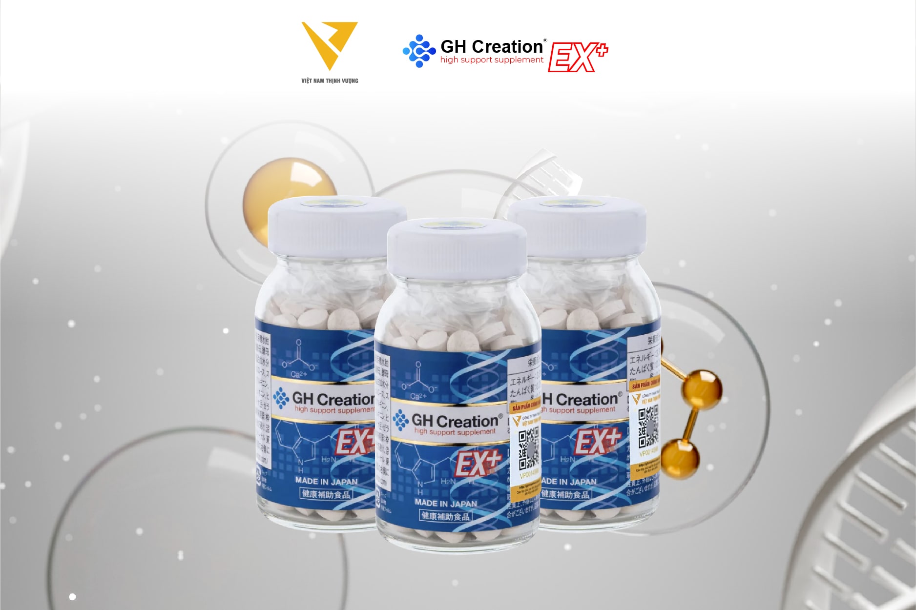 Đặc điểm nổi trội của viên uống GH Creation EX+ chính hãng 