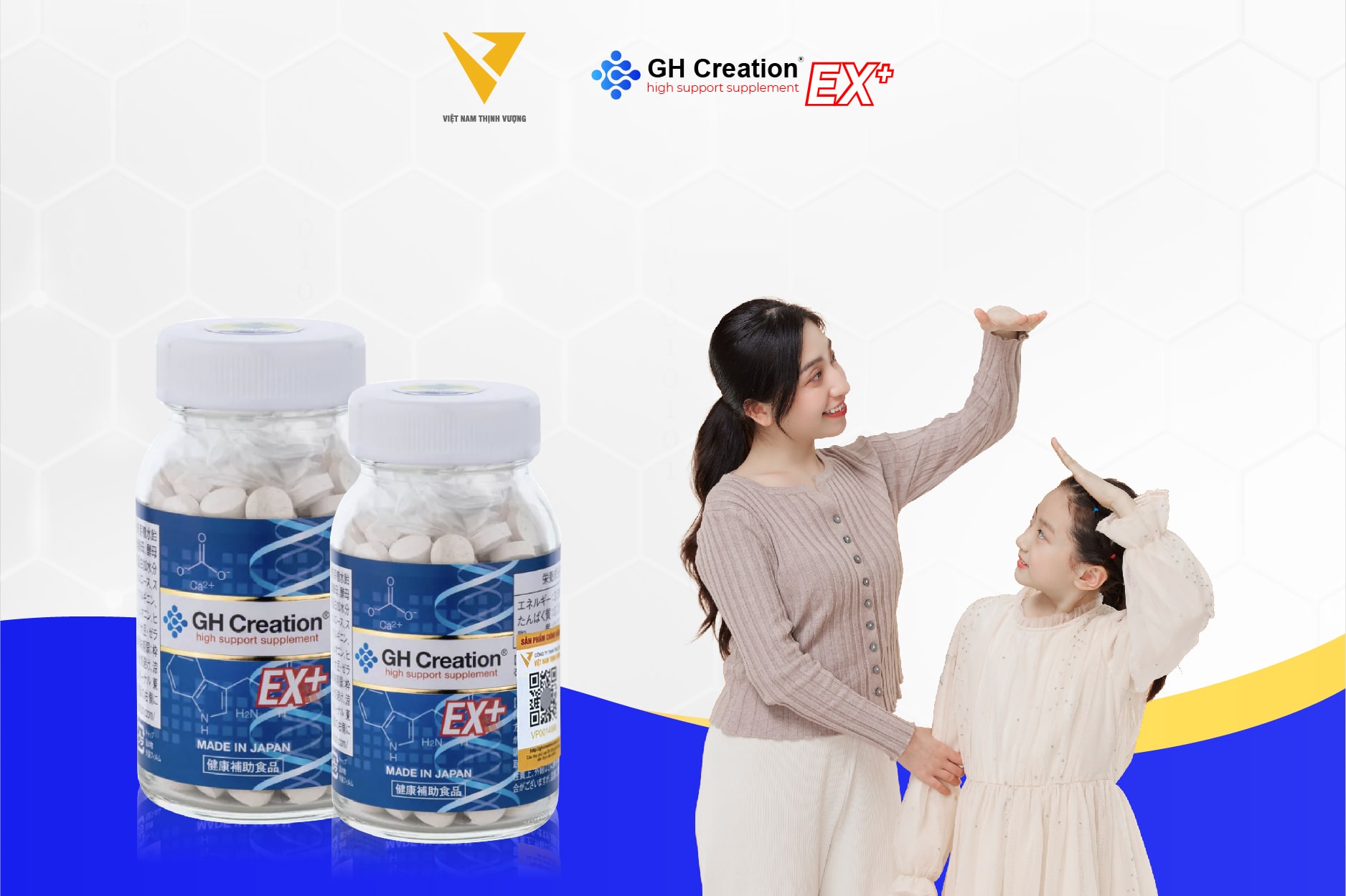 GH Creation EX+ chính hãng sản phẩm hỗ trợ phát triển hàng đầu Nhật Bản