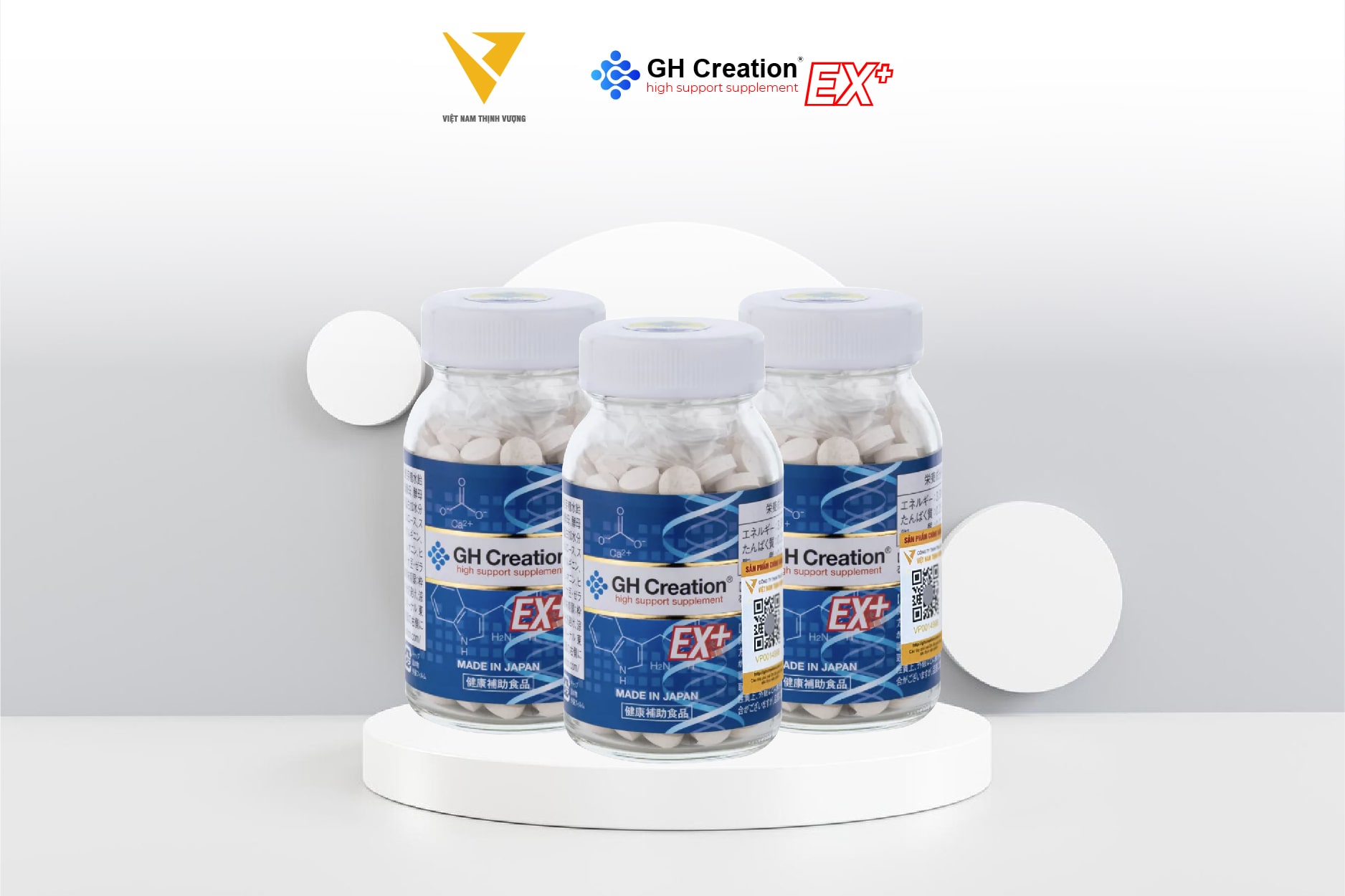 Sử dụng sản phẩm GH Creation EX+ chính hãng để cải thiện hormone tăng trưởng