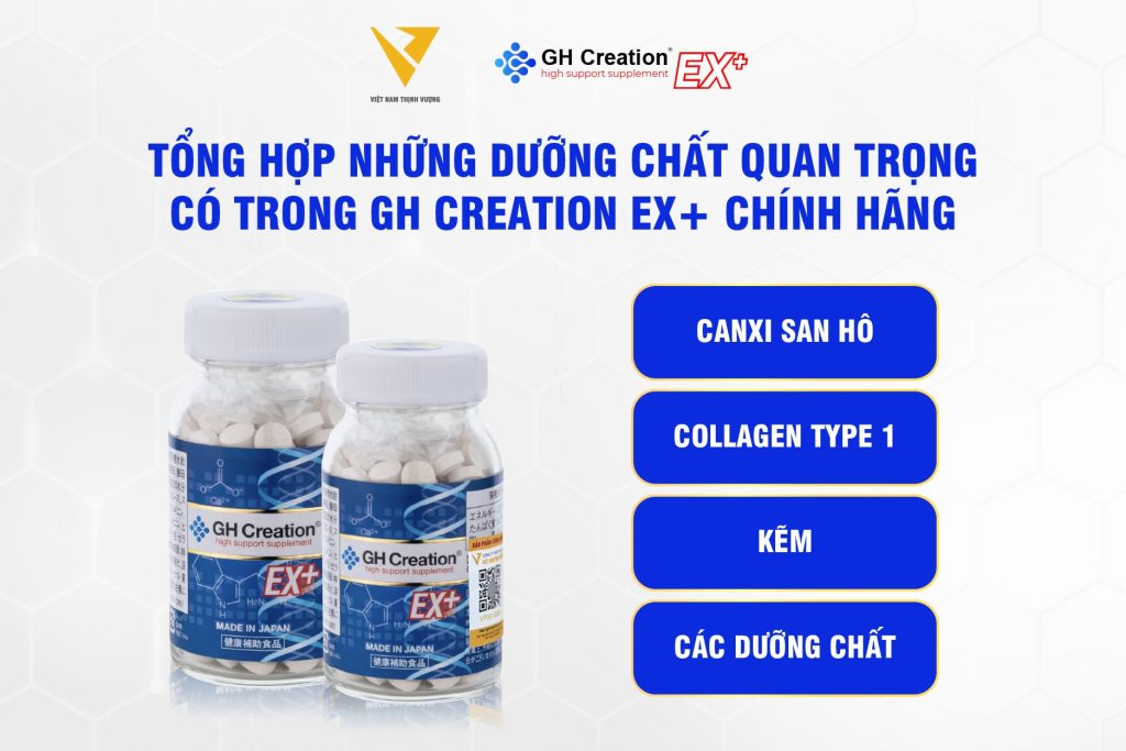 dưỡng chất có trong GH Creation EX