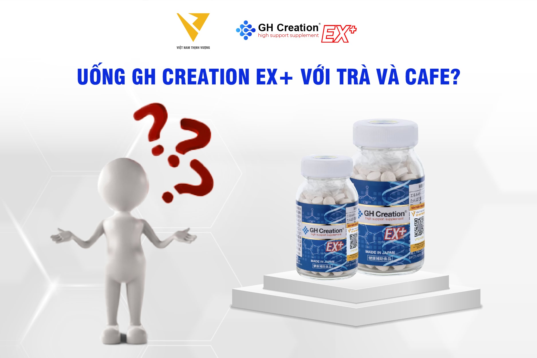 Sử dụng GH Creation EX+ chính hãng với trà và cà phê có nên hay không?