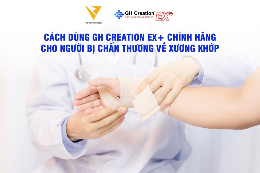 dùng gh creation ex cho người bị chấn thương xương khớp