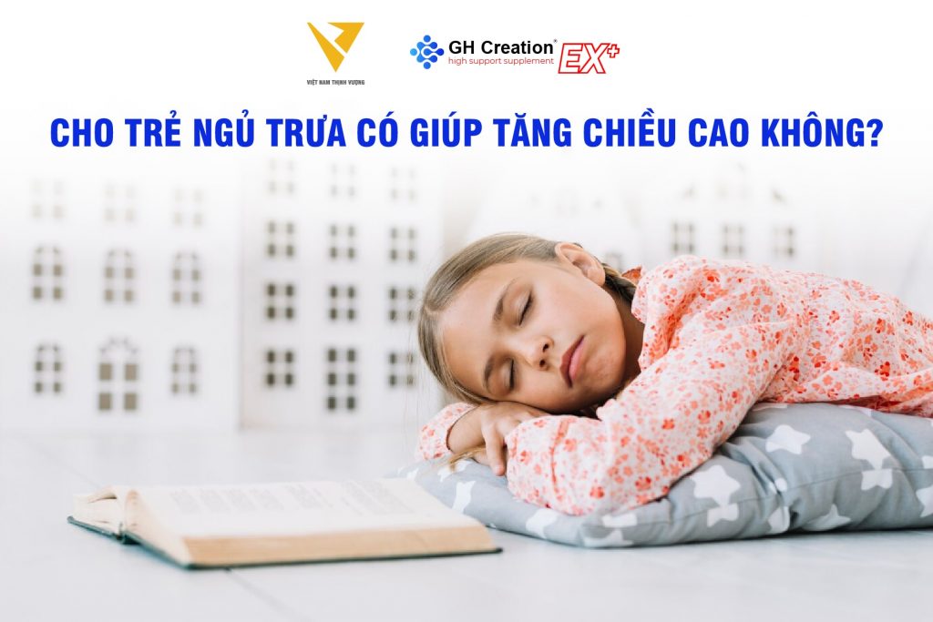 Cho trẻ ngủ trưa có giúp tăng chiều cao không?