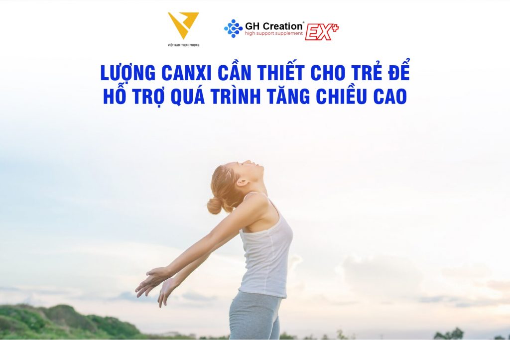 Lượng canxi cần thiết cho trẻ để hỗ trợ quá trình tăng chiều cao