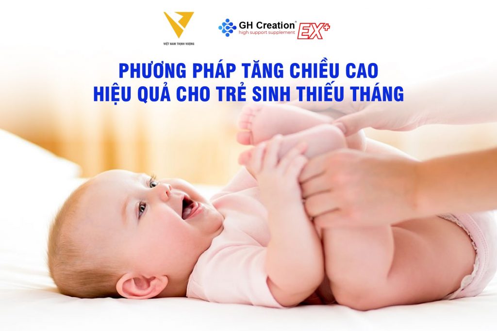 tăng chiều cao cho trẻ sinh thiếu tháng