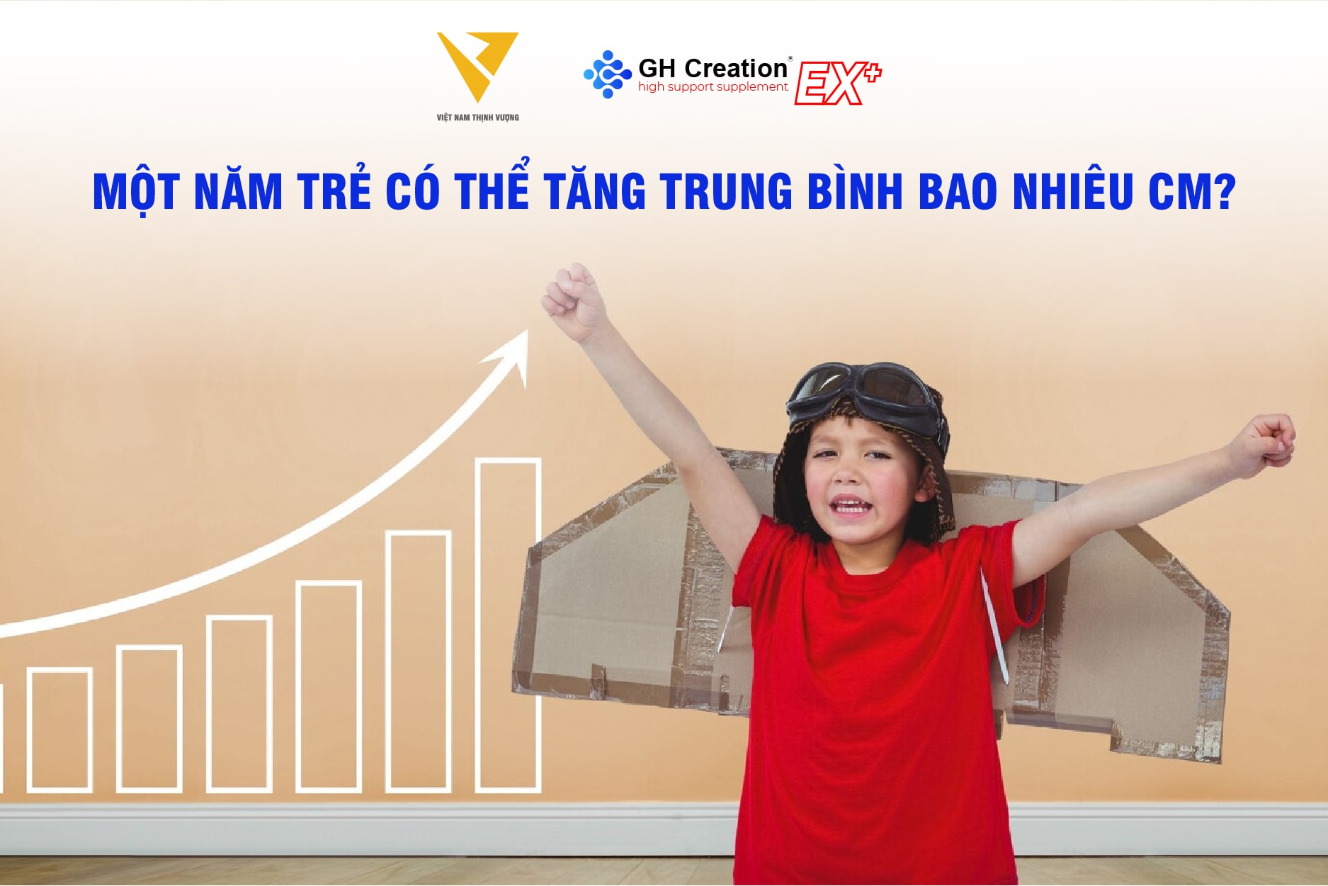 Trẻ một năm có thể tăng chiều cao trung bình thêm bao nhiêu cm?