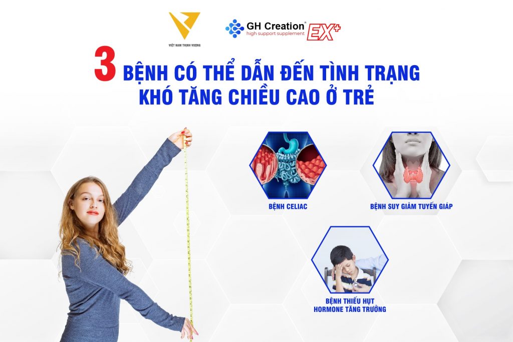 3 bệnh có thể dẫn đến tình trạng khó tăng chiều cao ở trẻ