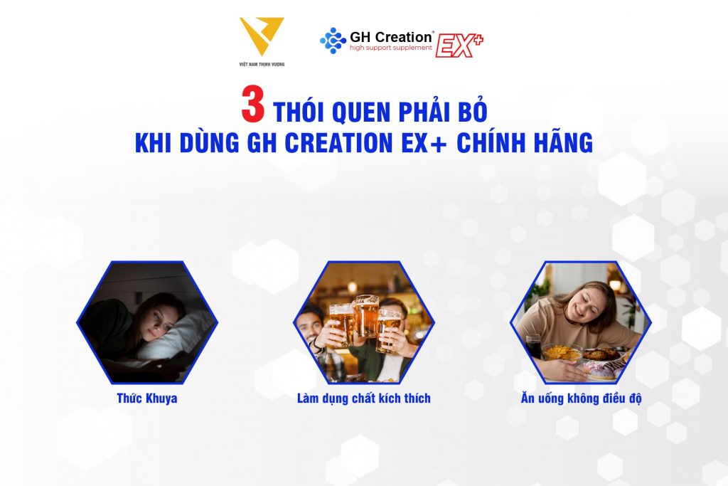 3 thói quen phải bỏ khi dùng GH Creation EX+ chính hãng