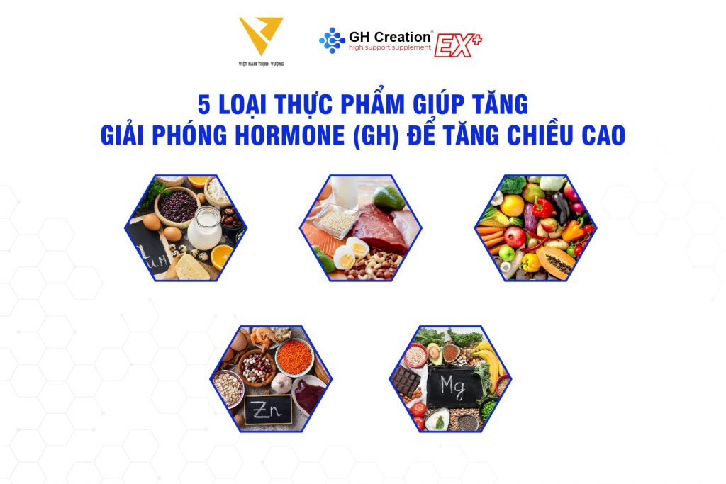 5 loại thực phẩm giúp giải phóng hormone (GH) để tăng chiều cao