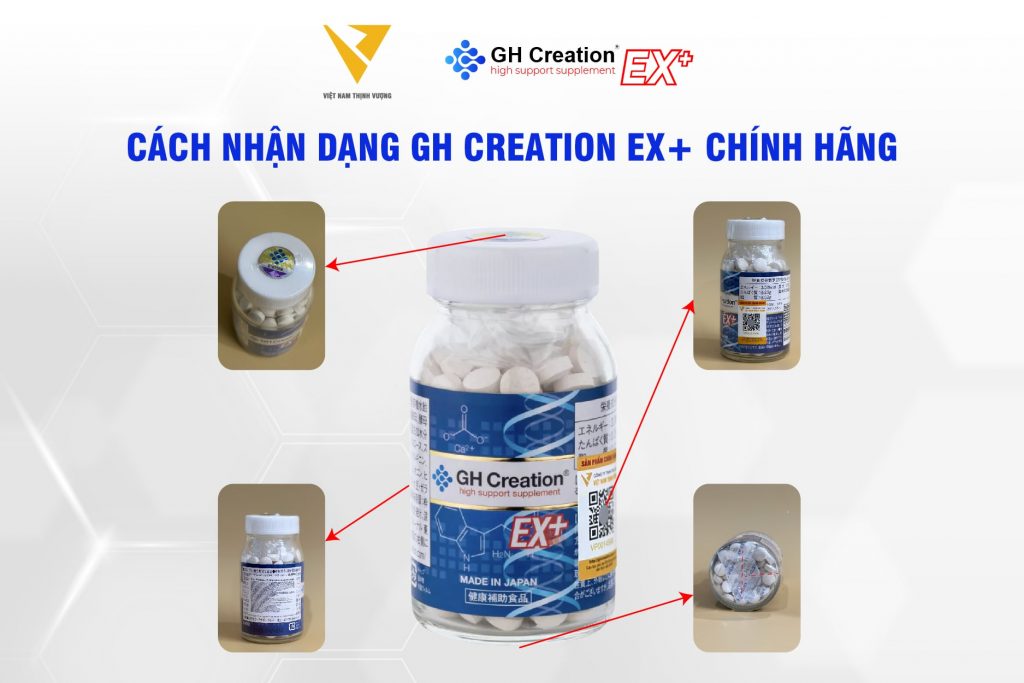 Cách nhận dạng GH Creation EX+ chính hãng