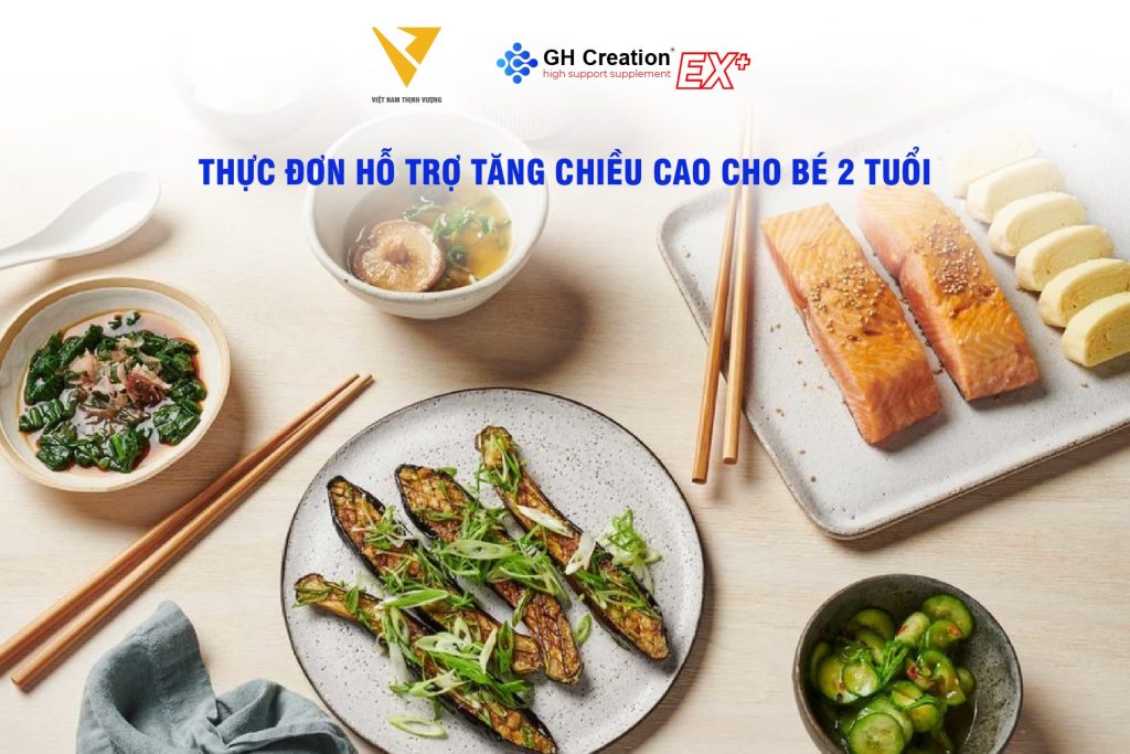 Thực đơn hỗ trợ tăng chiều cao cho bé 2 tuổi